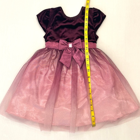 Toddler girl, purple dress - Picture 3 of 12